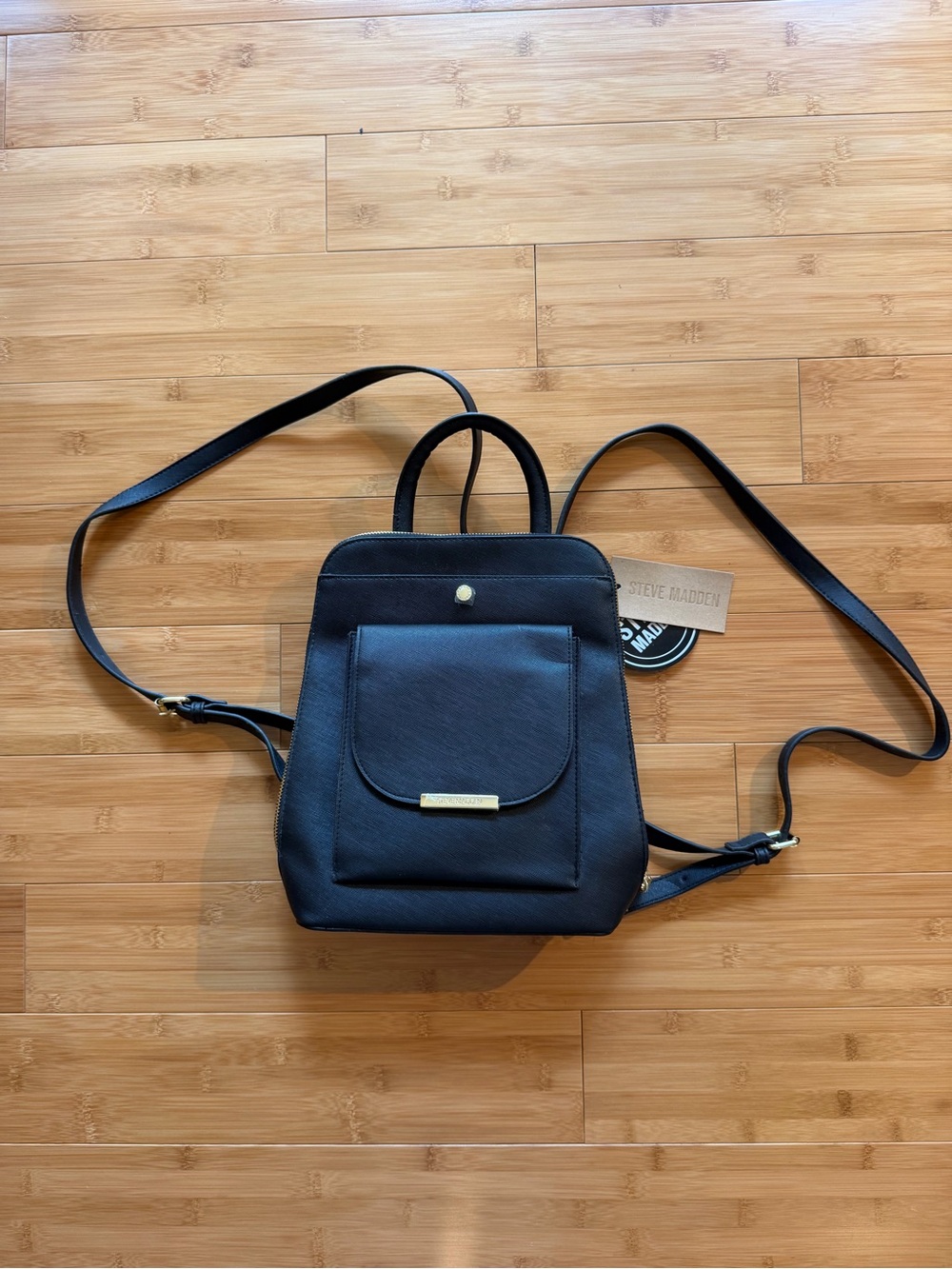 Steve Madden BMarino Tablet Backpack – Black NWT